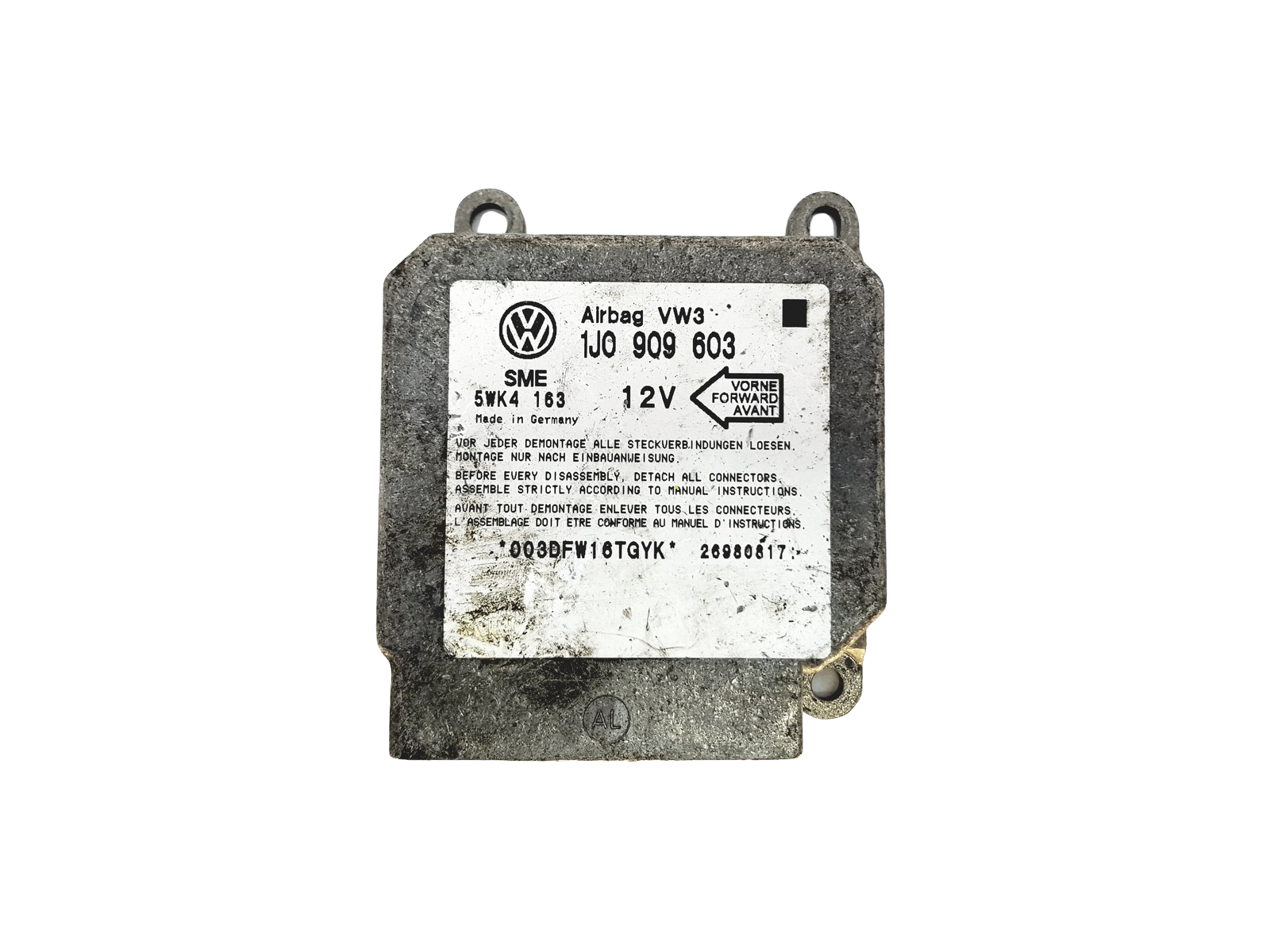 Controller Moduł 1J0909603 5WK4163 VW Siemens 22964 main product photo
