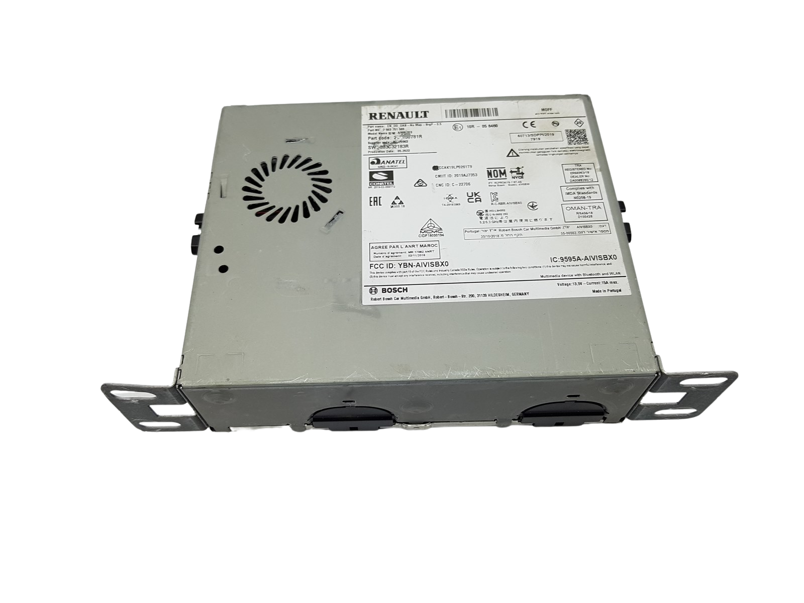 Car Radio Renault 259150781R 283C32183R Bosch 21100 main product photo