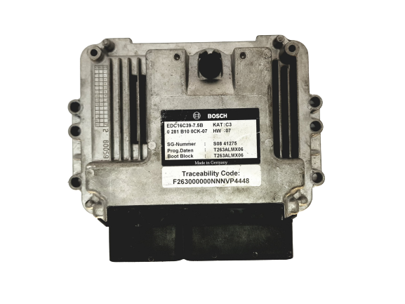 Controller 0281B100CK-07 EDC16C39-7.5B Fiat Bosch main product photo