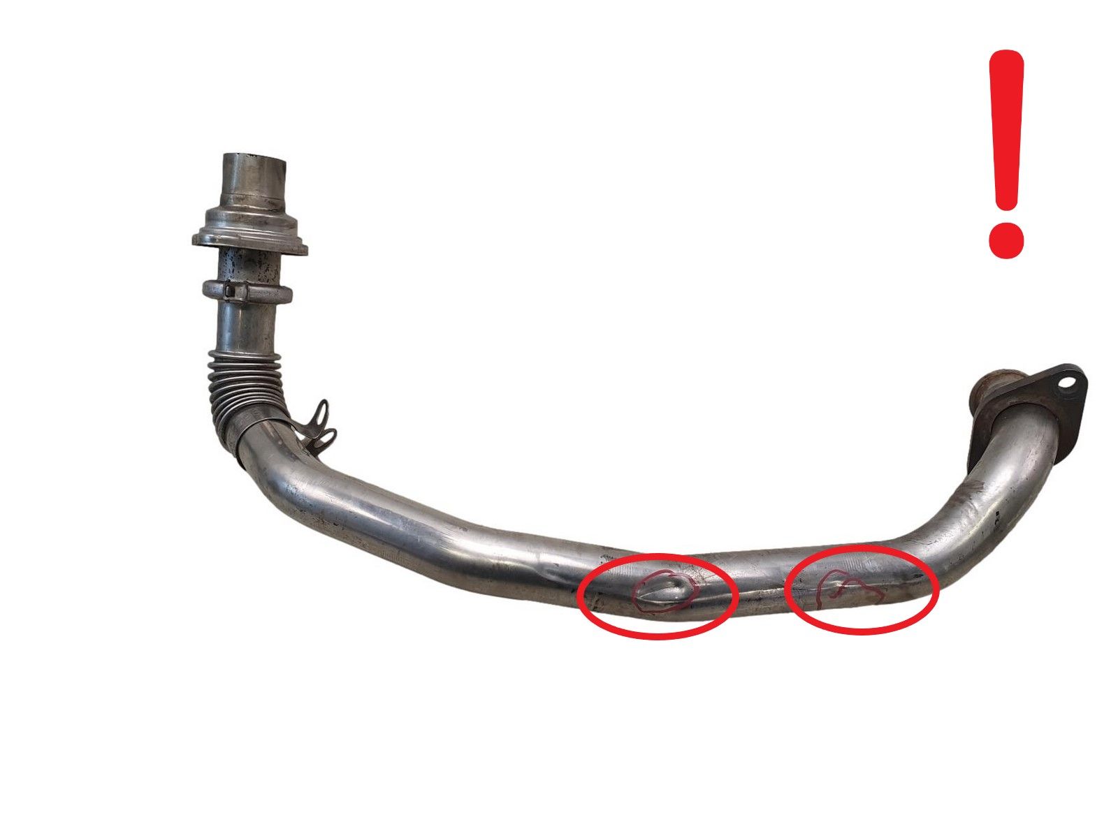 Egr Tube 161836 9652264880 2.0 HDI Citroen C5 Peugeot 407 main product photo