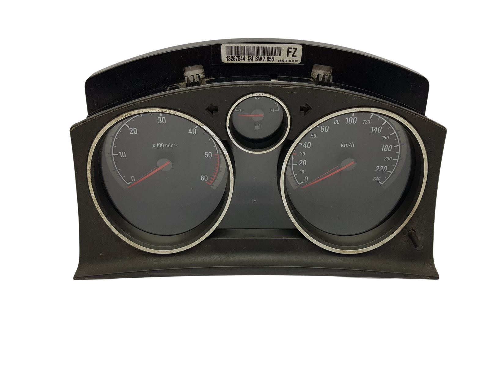 Speedometer/Instrument Cluster Opel 13267544FZ Astra H Zafira B 2610 main product photo