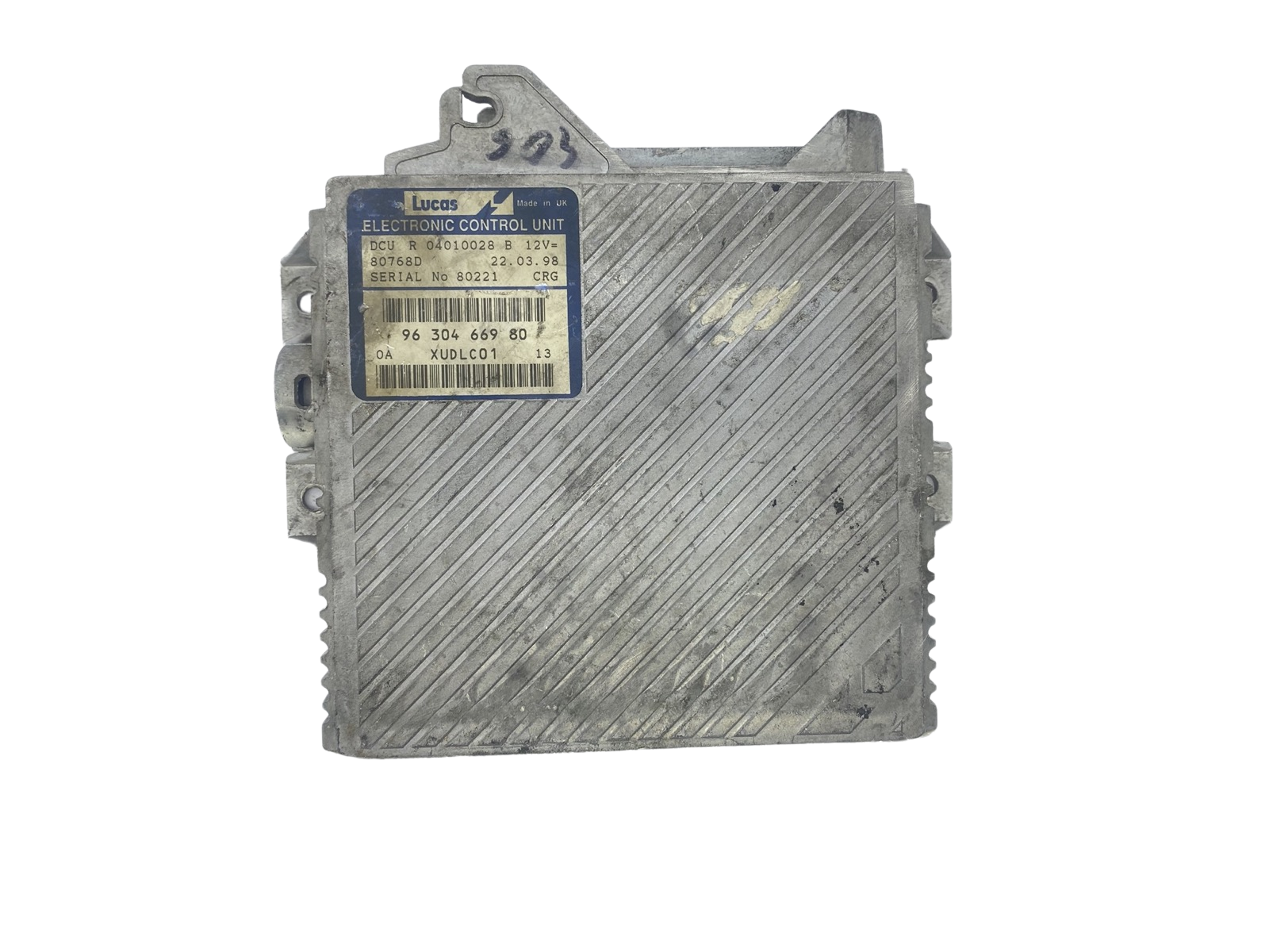 Controller 9630466980 R04010028B 80768B XUDLC01 PSA Lucas 55897 main product photo