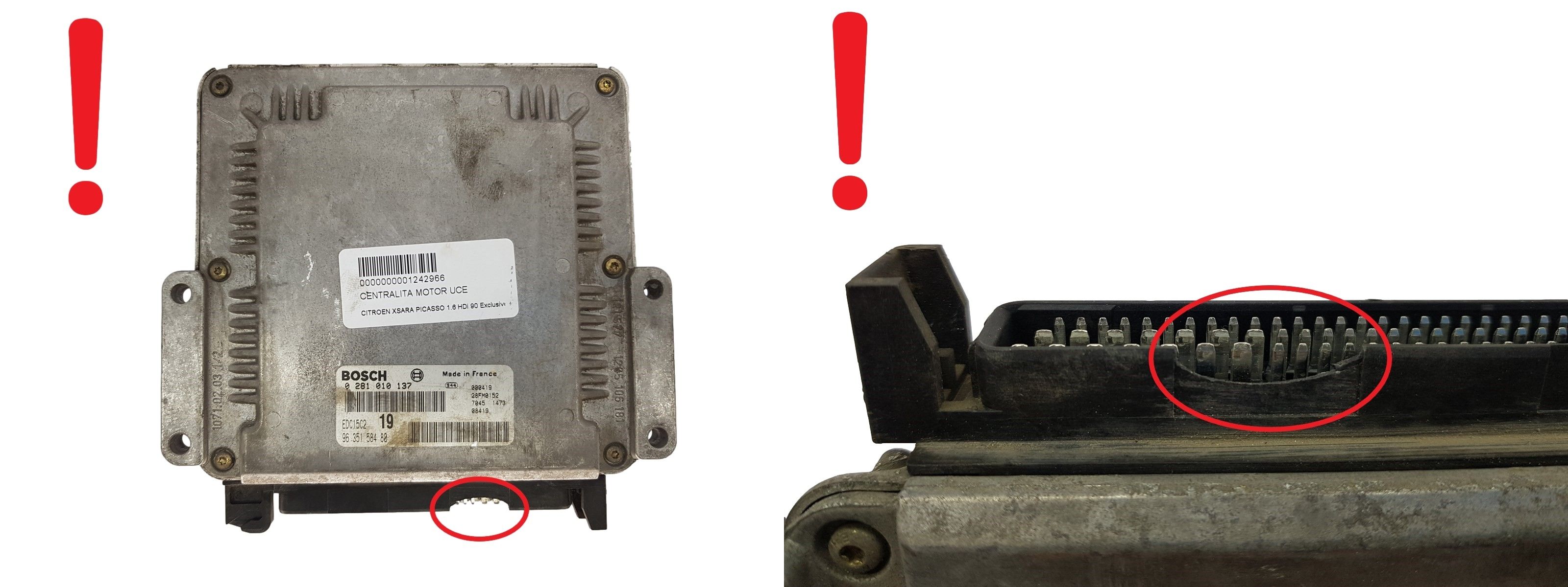 Controller 0281010137 9635158480 28FM0152 PSA Bosch 3234 main product photo