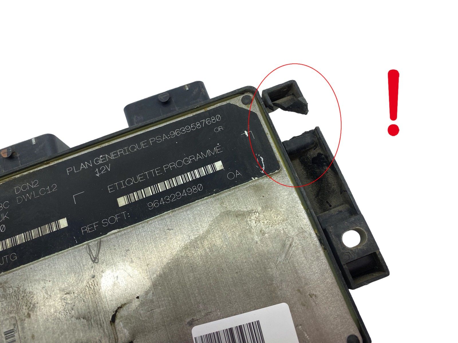 Controller 9639587680 9643294980 R04080023C 80891C PSA Lucas 63922 main product photo
