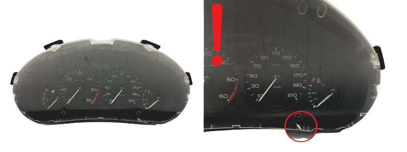 Speedometer/Instrument Cluster Peugeot 206 9645096080 000640102 49129 main product photo
