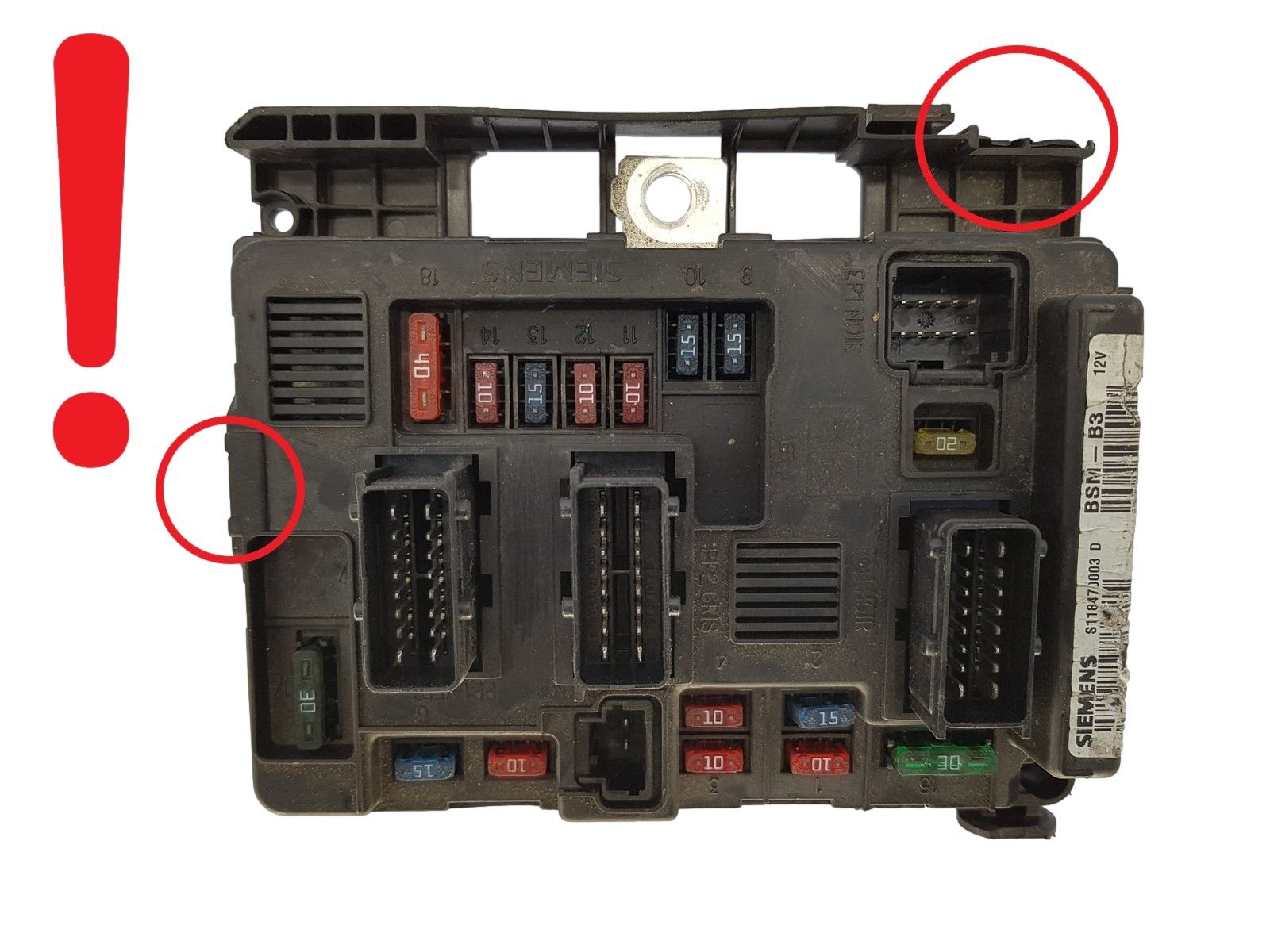 Controller BSM -B3 S118470003D 9643498880 PSA Siemens 1199 main product photo