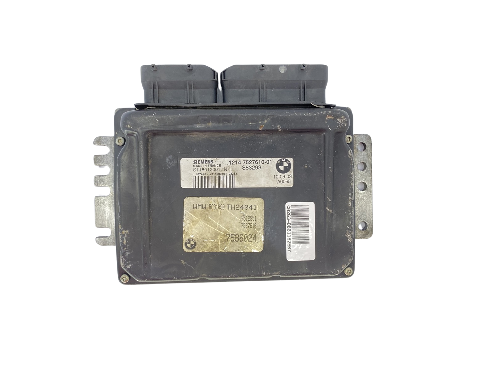 Controller 12147527610-01 S118012001N 7536024 Mini BMW Siemens main product photo
