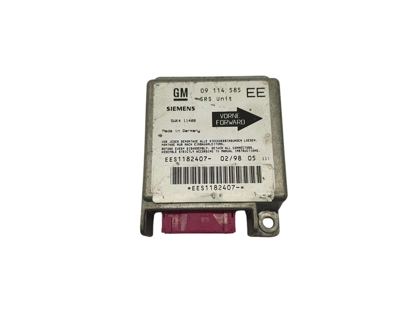 Controller 09114585 EE 5WK41140B Opel Siemens 69114 main product photo