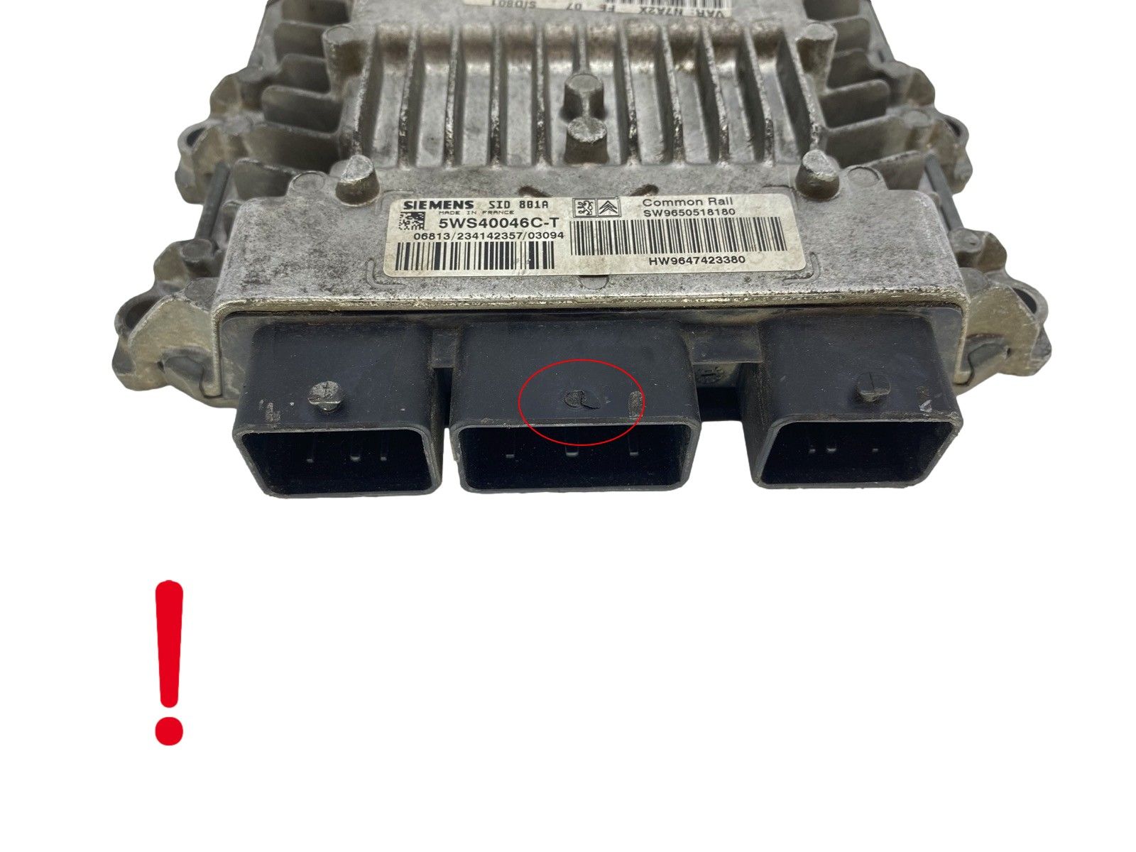 Controller 5WS40046C-T 9650518180 9647423380 PSA Siemens 60253 main product photo