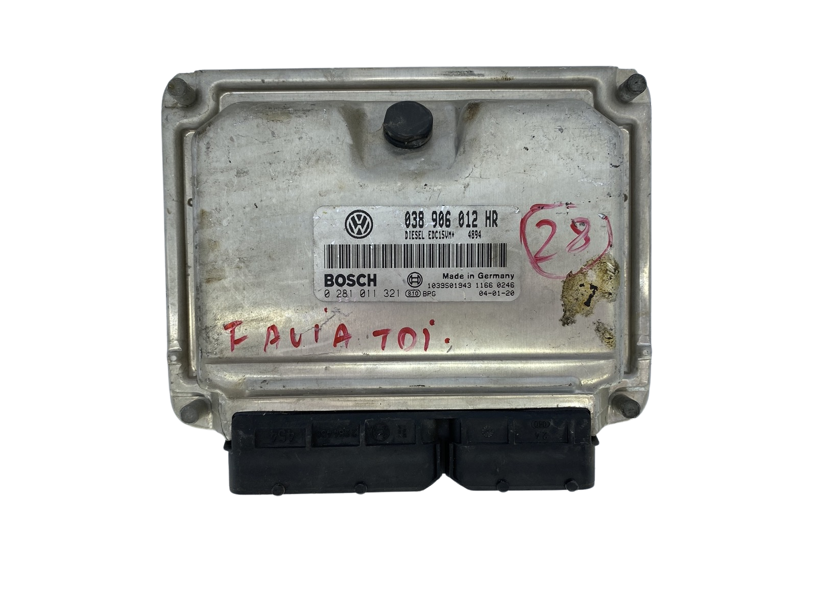 Controller 038906012HR 0281011321 VW Bosch 52472 main product photo