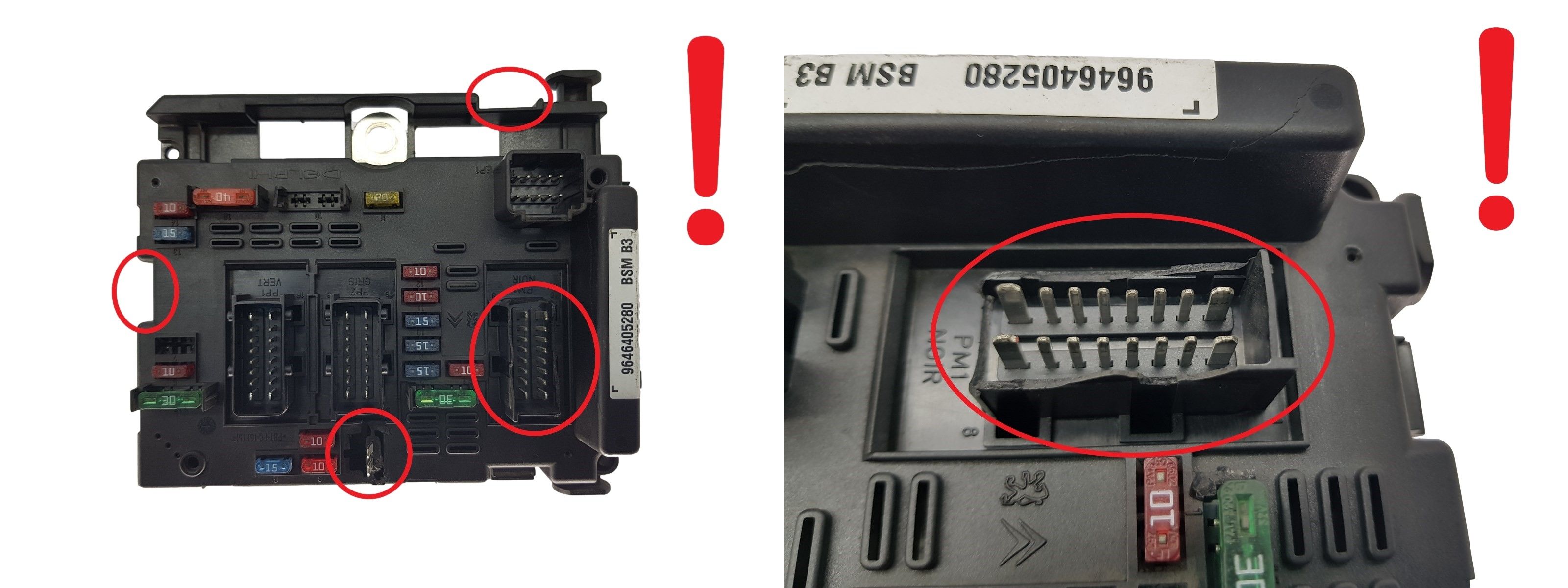Controller BSM B3 9646405280 PSA Delphi 2129 main product photo
