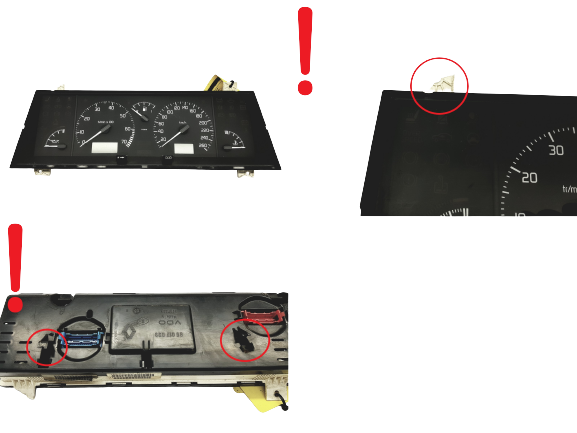 Speedometer/Instrument Cluster Renault Safrane 7700811161 K 49646 main product photo