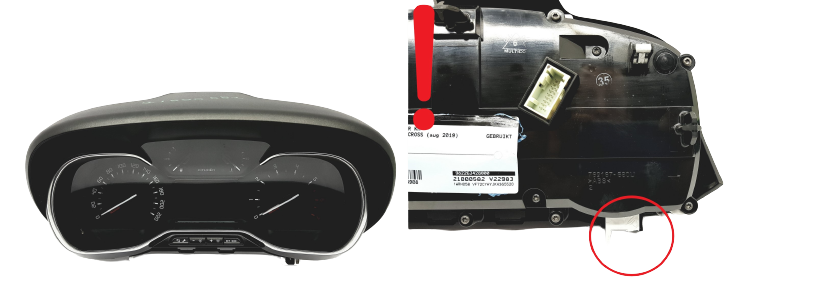 Speedometer/Instrument Cluster Citroen C3 Aircross 9822634280 54083 main product photo