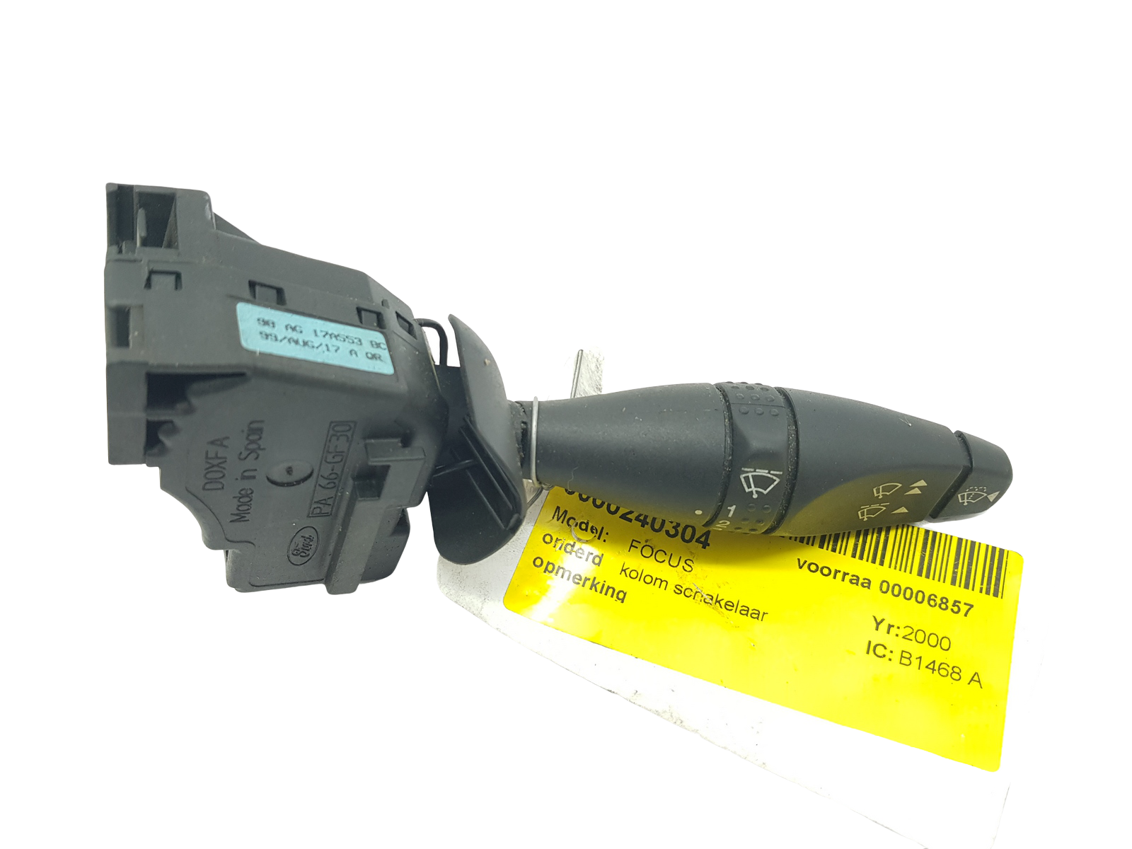 Windscreen Wash Wiper Switch Ford Focus 98AG17A553BC main product photo
