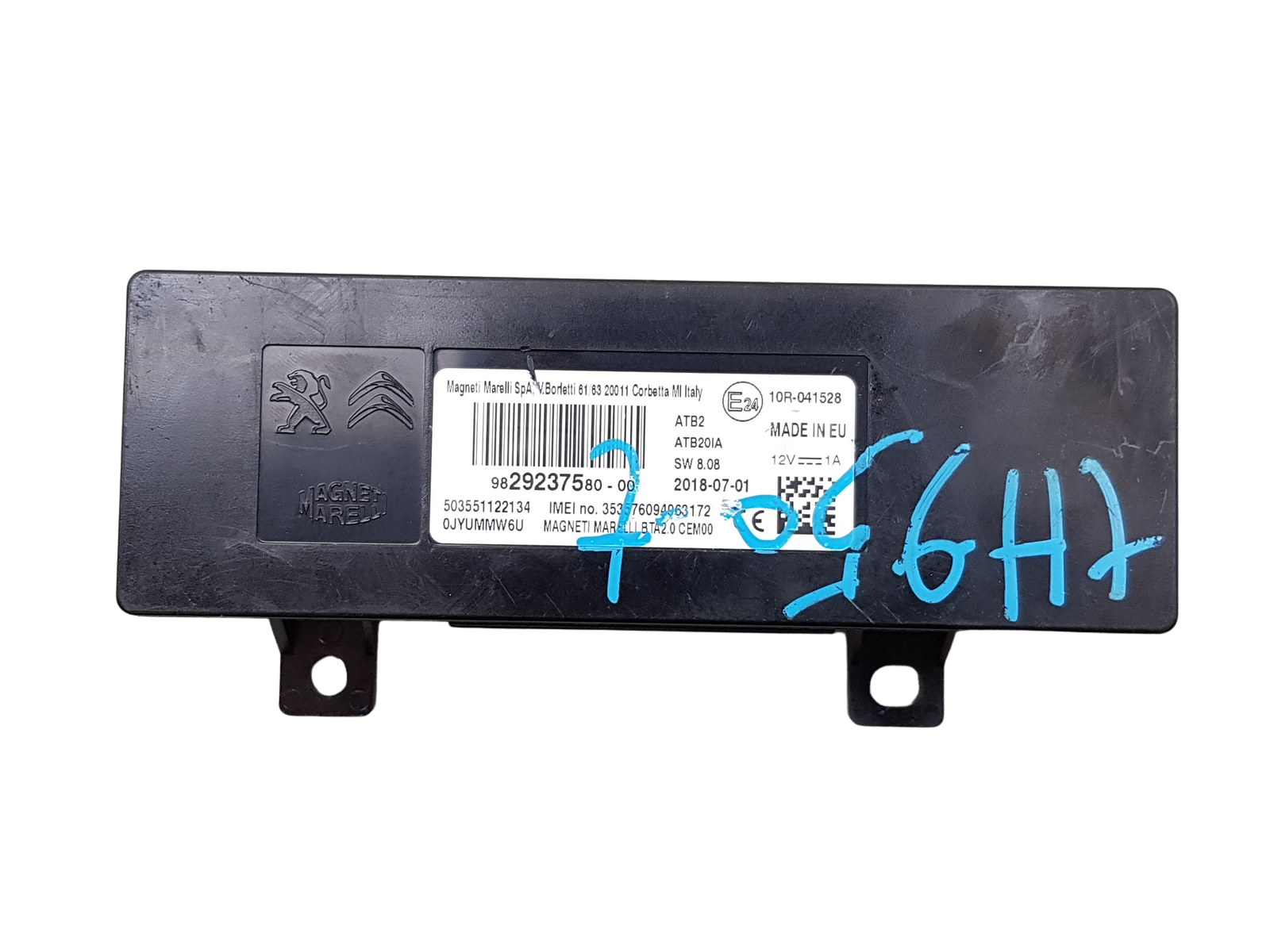 Controller Bluetooth Citroen Peugeot 9829237580 main product photo