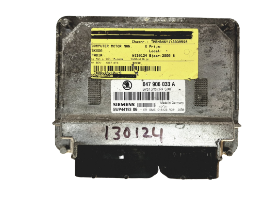 Controller Skoda 047906033A 5WP44193 06 Siemens main product photo