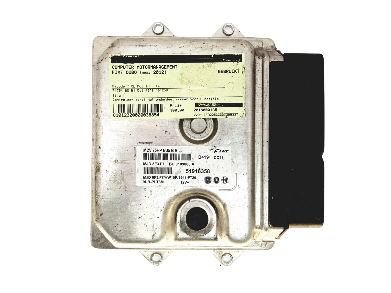 Controller 51918358 MJD8F3.F7 BC.0109000.A Fiat FPT main product photo