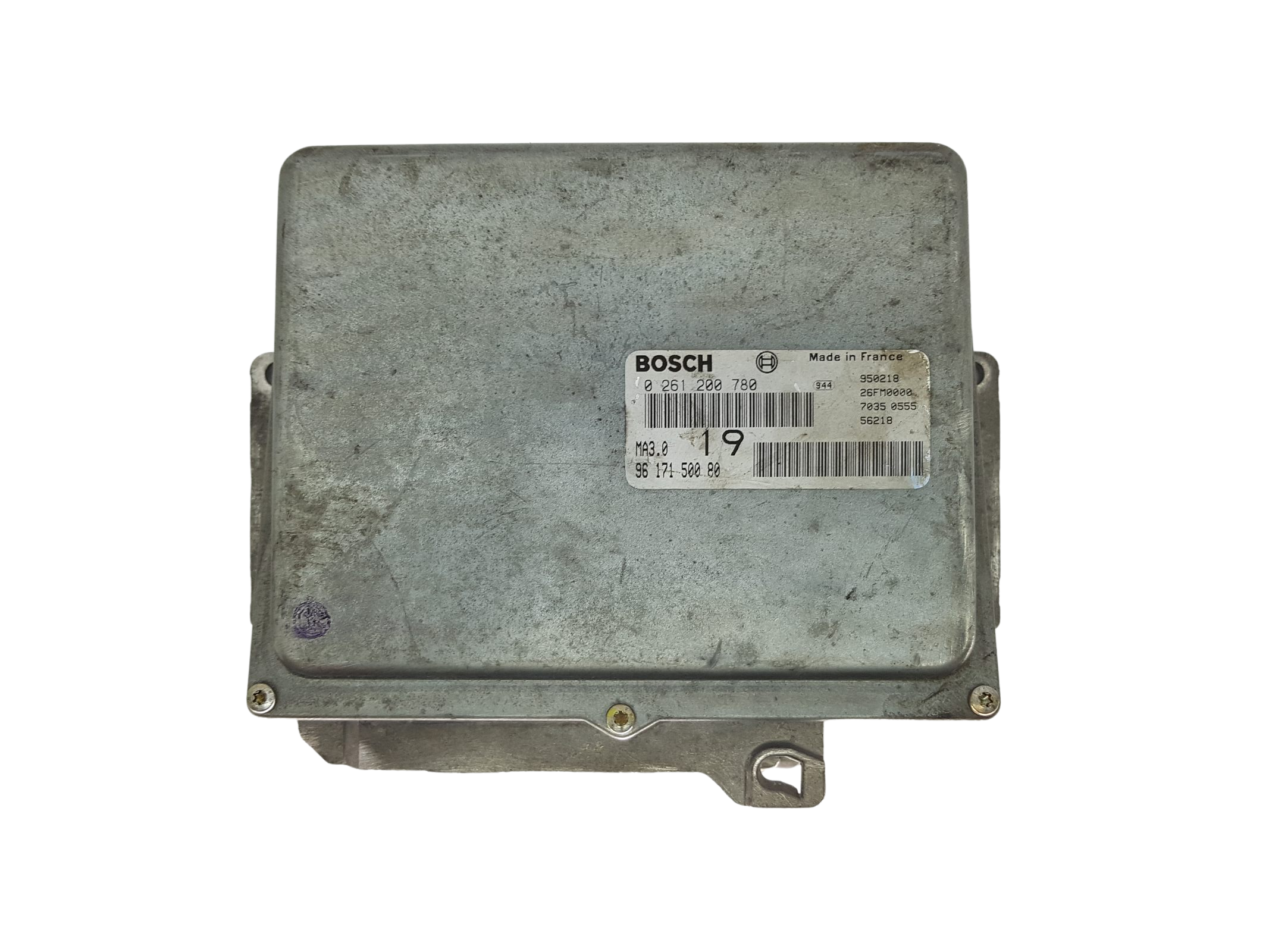 Controller 0261200780 9617150080 26FM0000 MA3.0 PSA Bosch 17113 main product photo