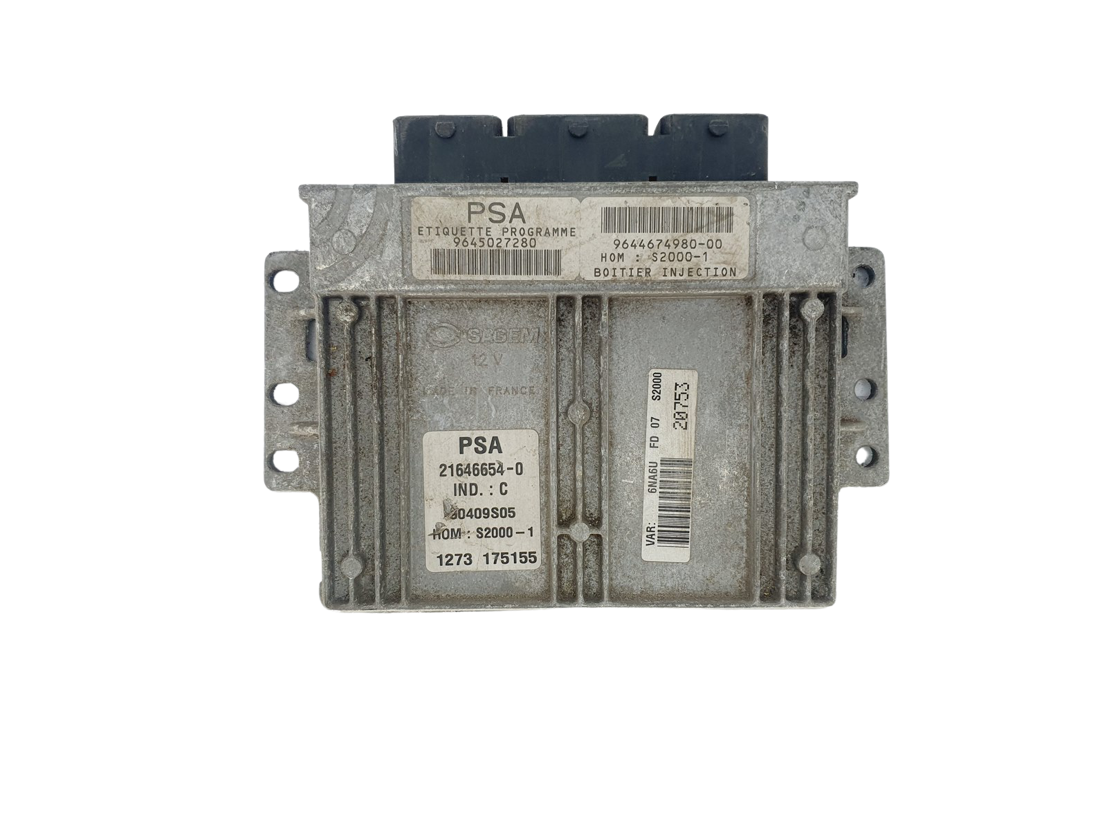 Controller 9645027280 9644674980 21646654-0 PSA Sagem 41838 main product photo