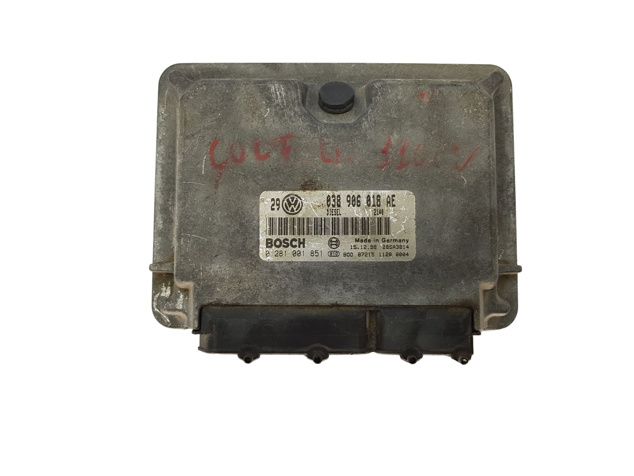 Controller 038906018AE 0281001851 VW Bosch 16515 main product photo