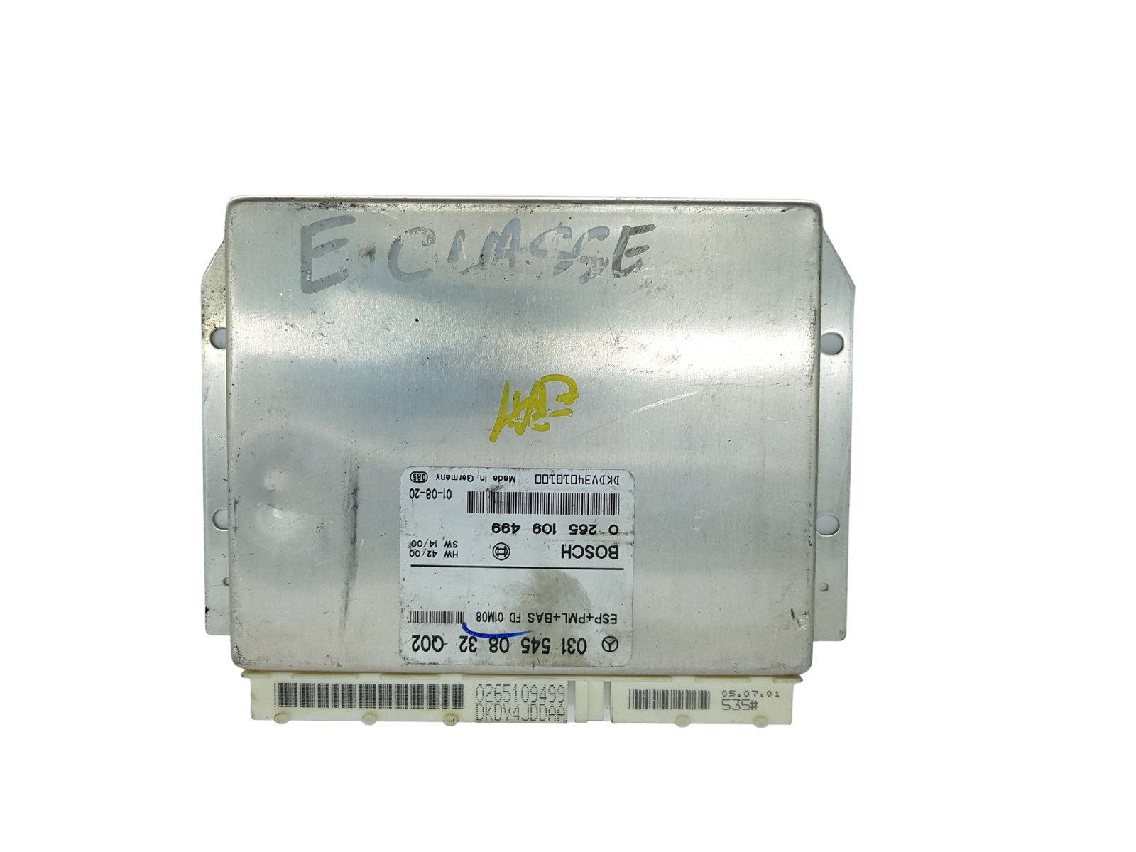 Controller 0315450832 Q02 0265109499 Mercedes Bosch 16325 main product photo