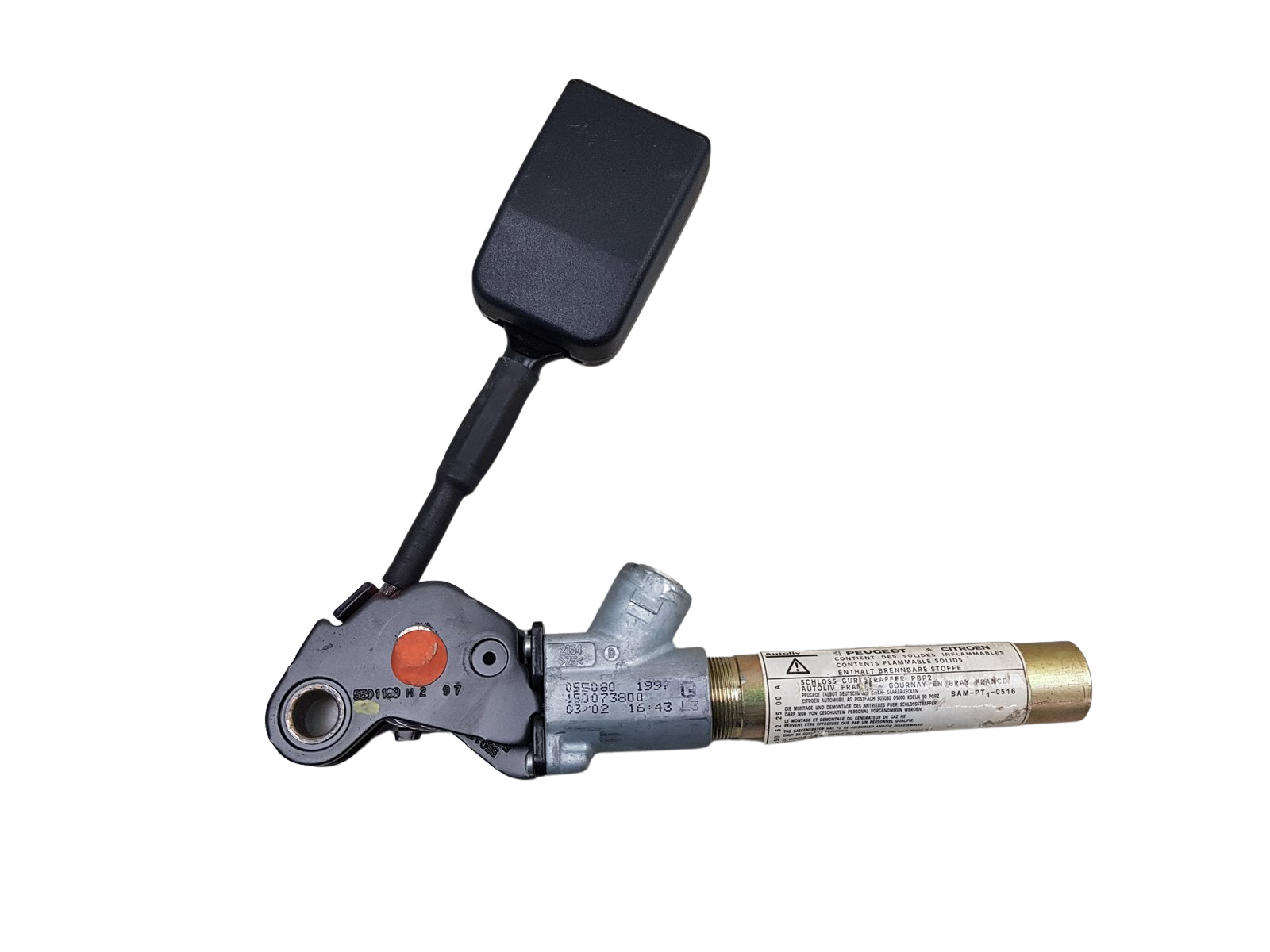 Seat Belt Catch Front Left 150073800 8972EV Citroen Saxo main product photo