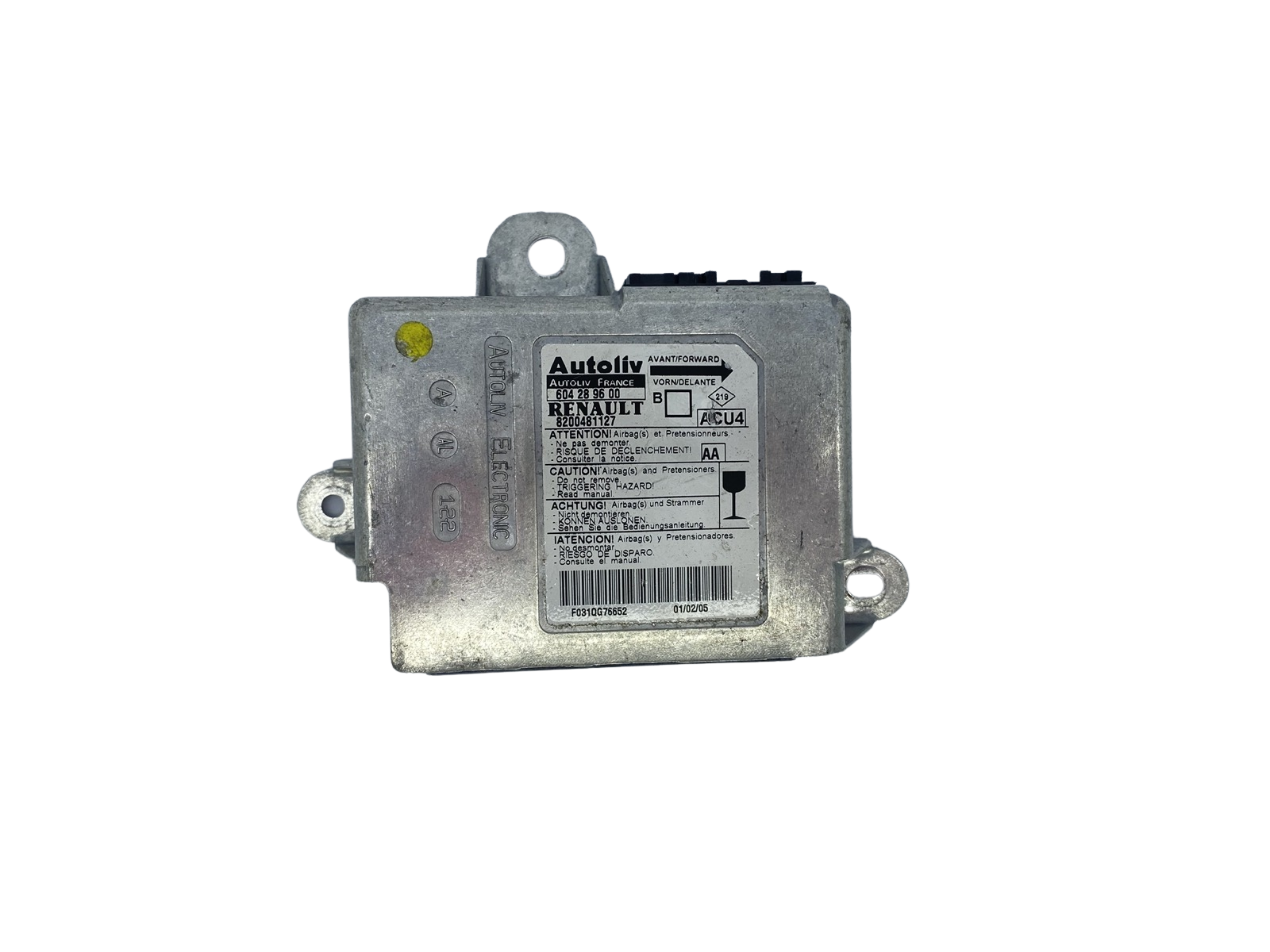 Controller 8200481127 604289600 Renault Autoliv 58484 main product photo