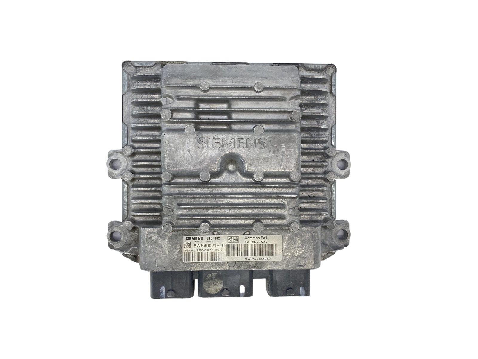 Controller 9647202380 9643455080 5WS40021F-T PSA Siemens 58198 main product photo