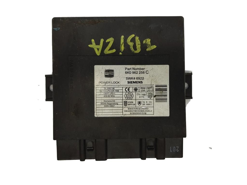 Controller Seat 6K0962258C 5WK46922 Siemens main product photo