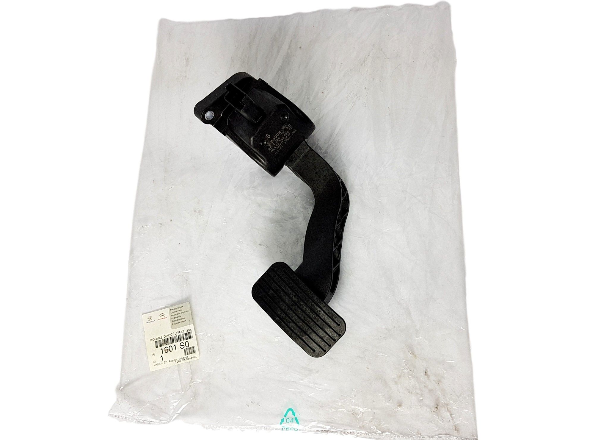 Accelerator Pedal Potentiometer Original Citroen Xsara Picasso 1601S0 main product photo