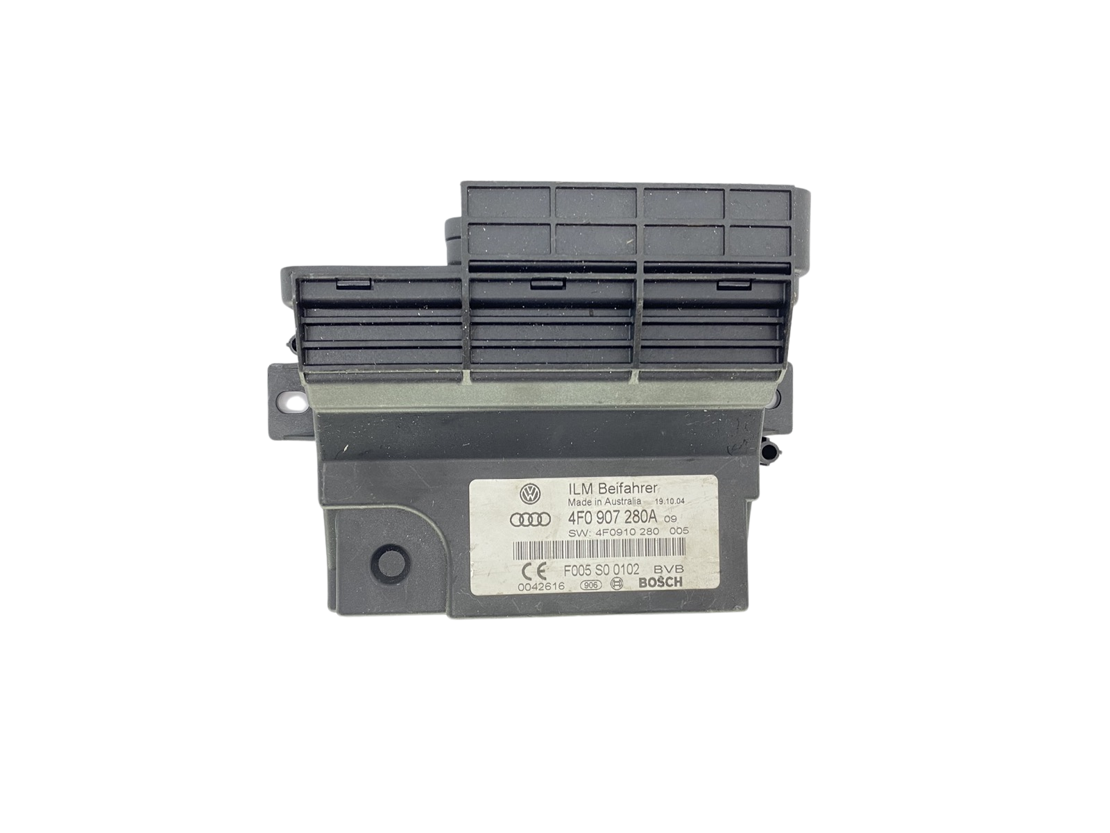 Controller Audi 4F0907280A F005S00102 4F0910280 Bosch 58285 main product photo