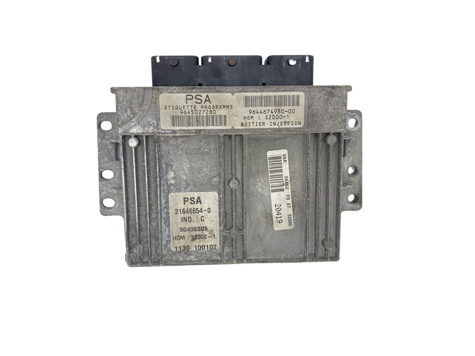 Controller 9645027280 9644674980 21646654-0 PSA Sagem 57264 main product photo