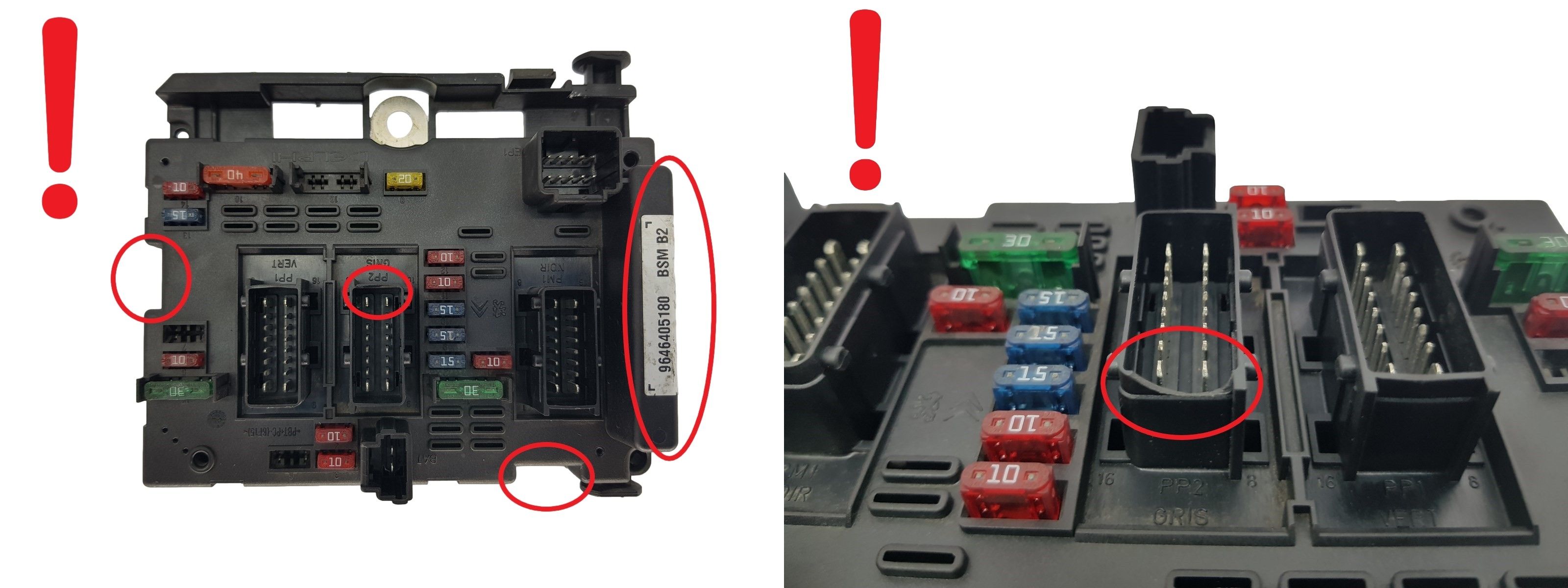 Controller BSM B2 9646405180 PSA Delphi 2141 main product photo
