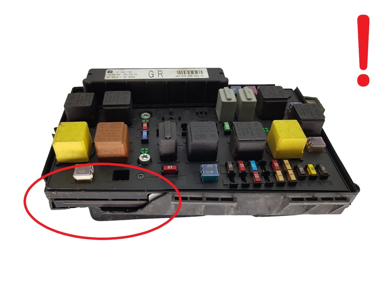 Controller 13206745 5DK008668-32 Opel GM Bosch 20505 main product photo