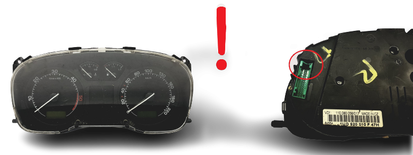 Speedometer/Instrument Cluster Skoda Octavia 1U0920810F 110080058017 55028 main product photo