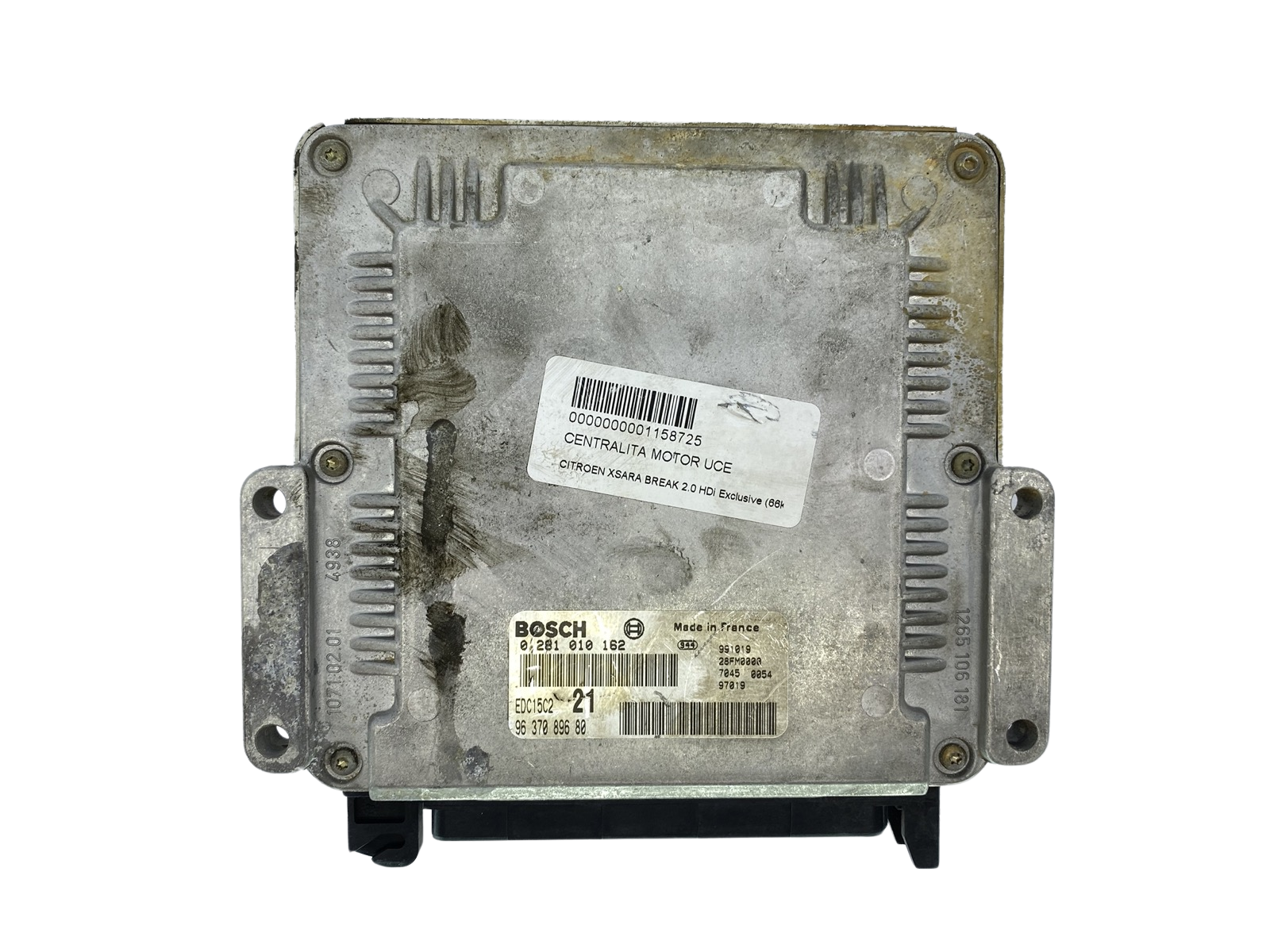 Controller 0281010162 9637089680 28FM0000 PSA Bosch 63908 main product photo