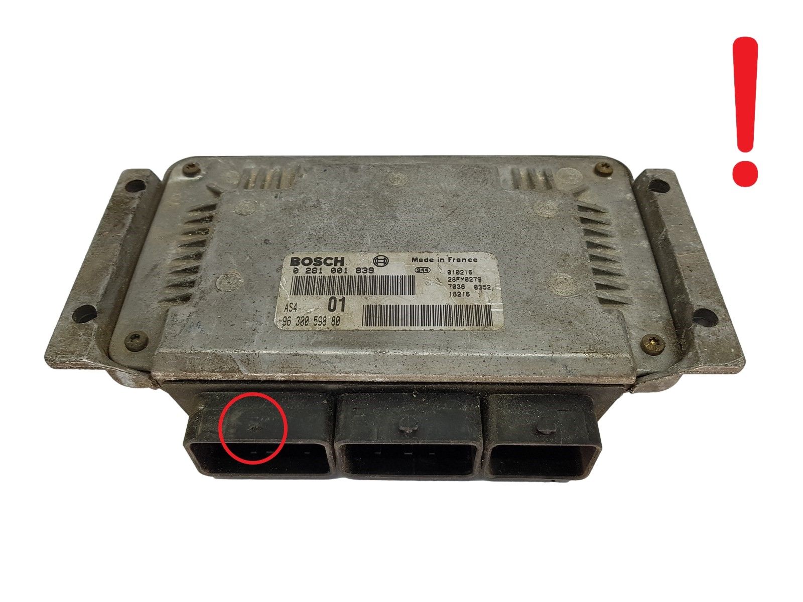 Controller 0281001839 9630059880 28FM0279 PSA Bosch 15289 main product photo