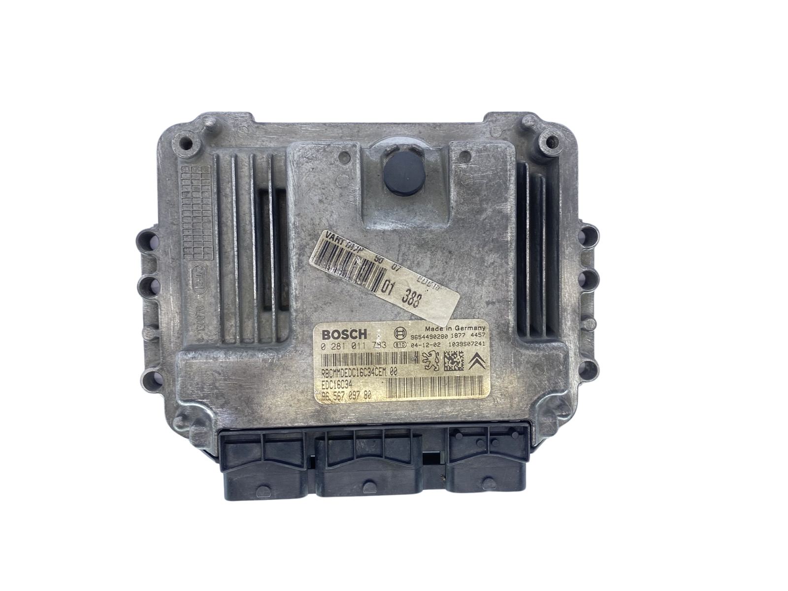 Controller 0281011783 9656709780 9654490280 PSA Bosch 63462 main product photo