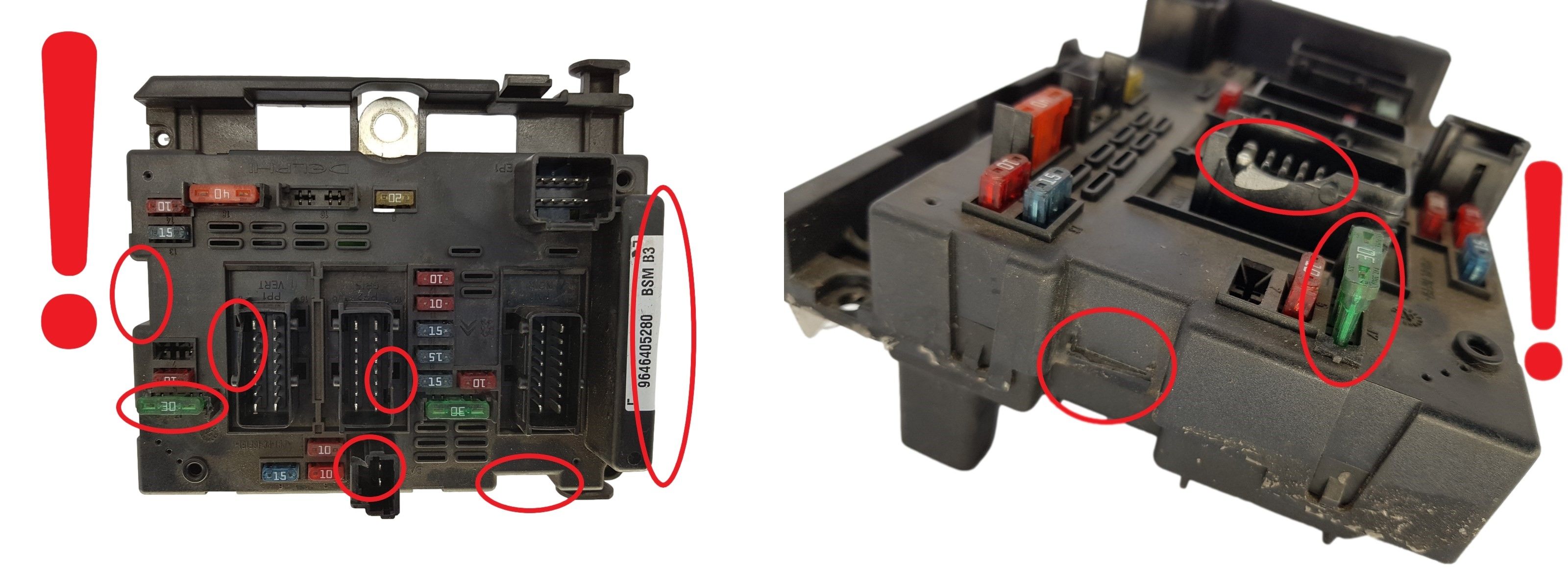 Controller BSM B3 9646405280 PSA Delphi 1308 main product photo