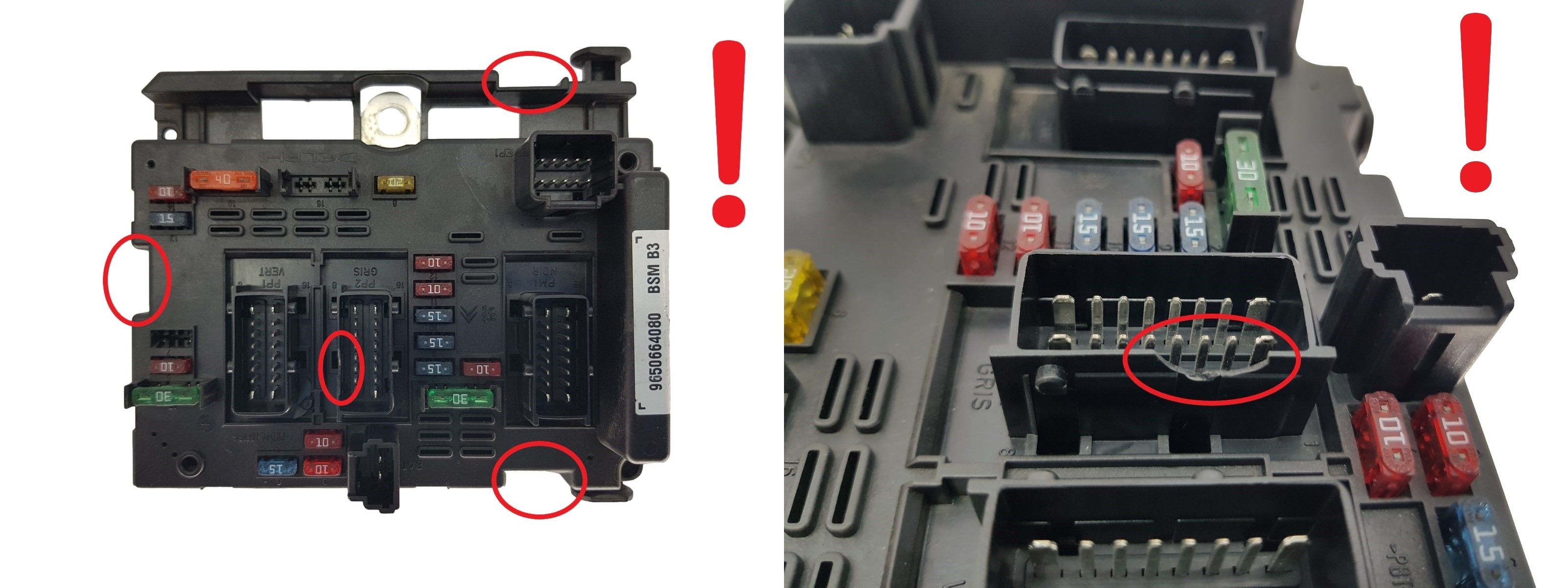 Controller BSM B3 9650664080 PSA Delphi 1726 main product photo