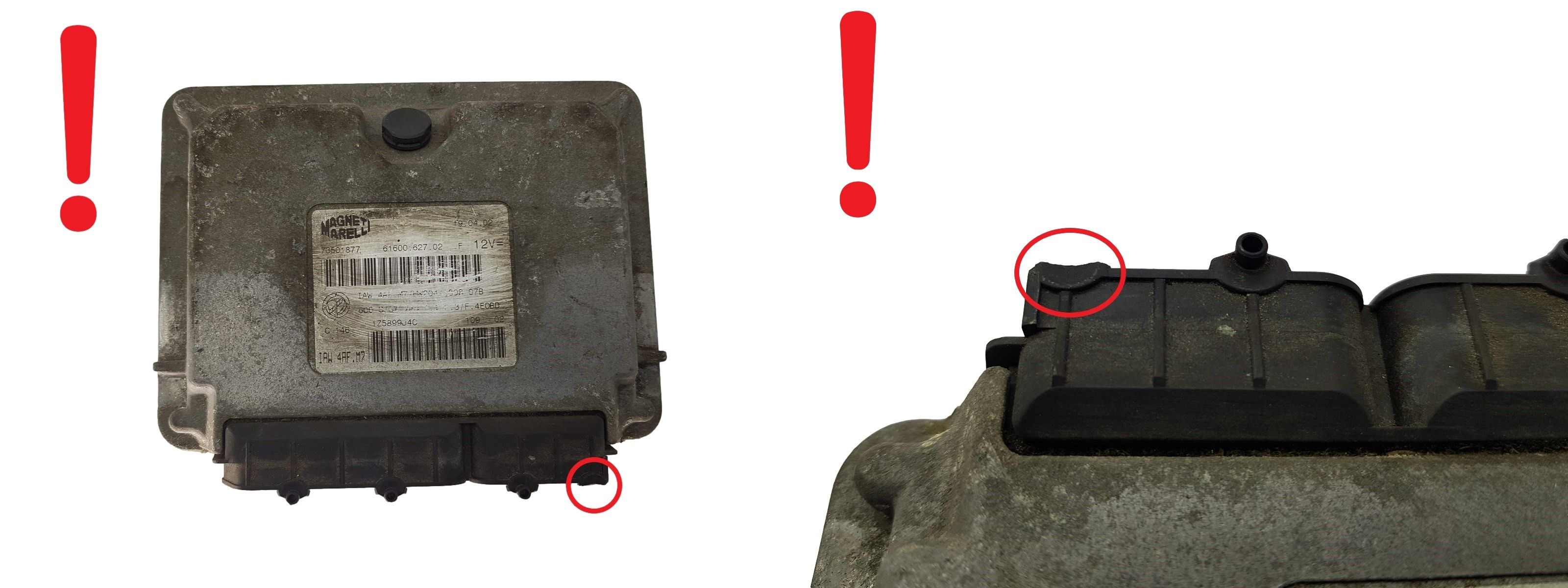 Controller IAW4AF.M7 73501877 61600.627.02 Fiat Magneti Marelli 2834 main product photo