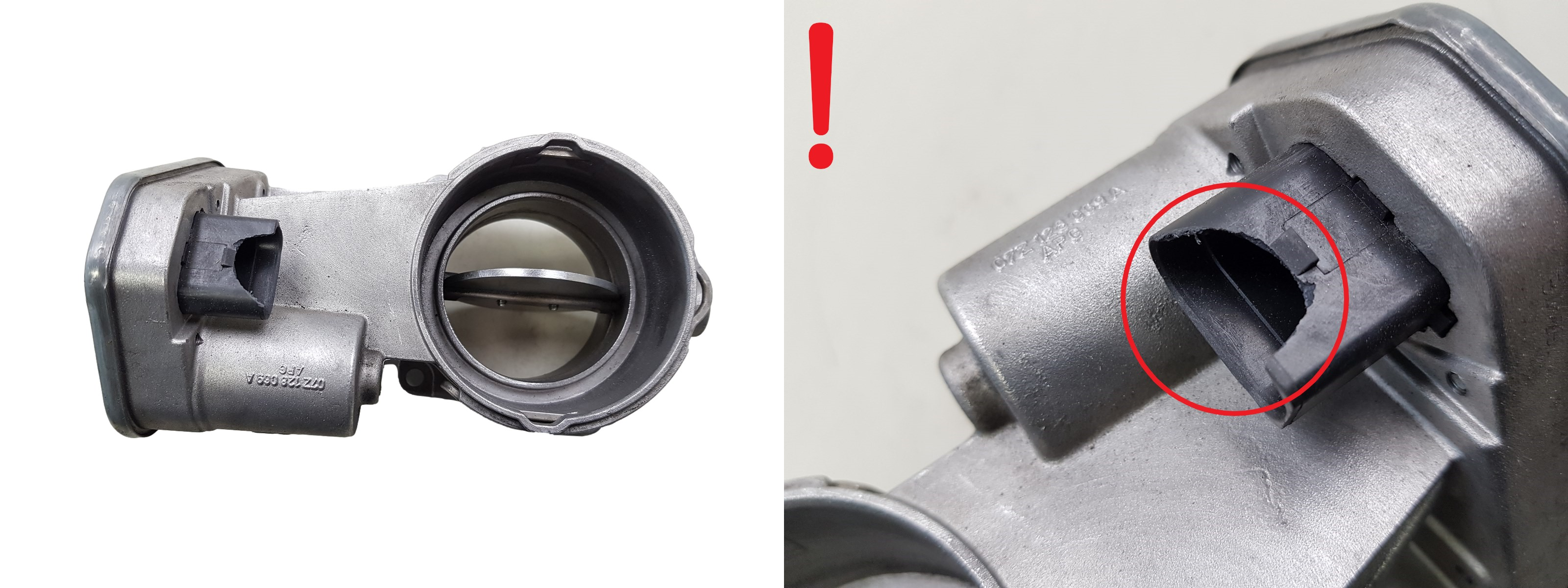 Air Throttle Body Volkswagen VW 07Z128069A APG main product photo