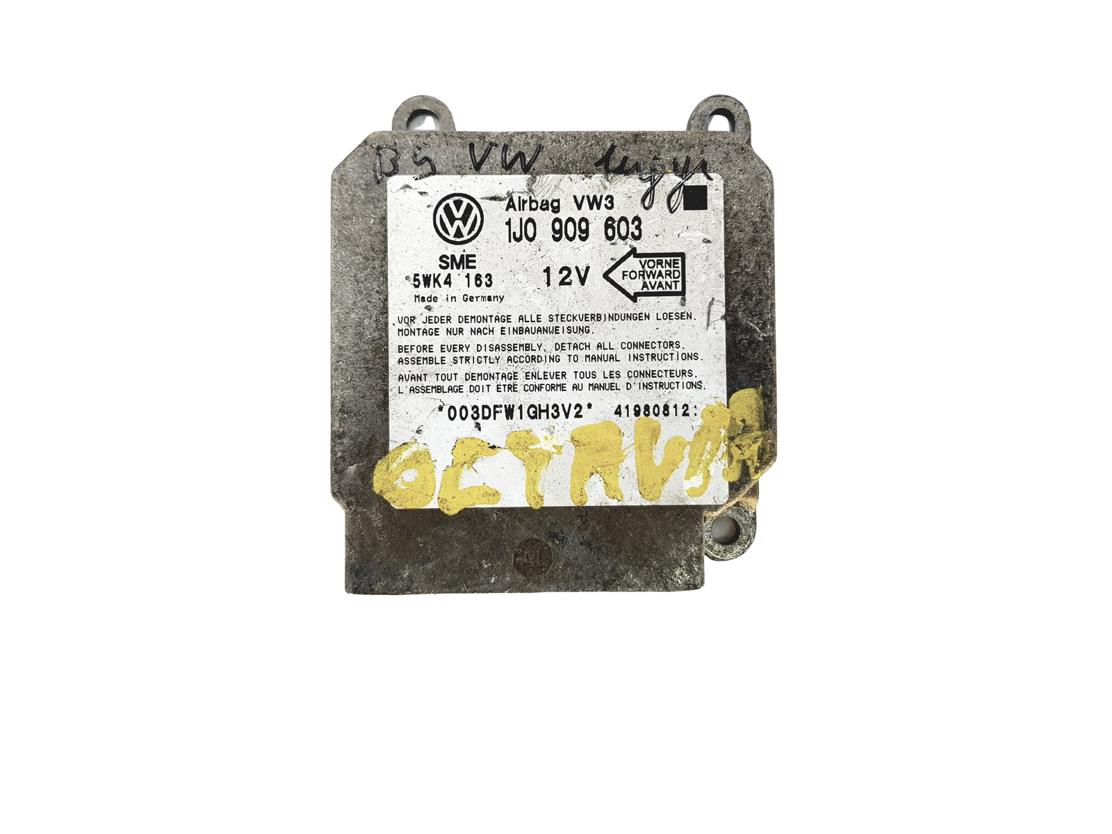 Controller Moduł 1J0909603 5WK4163 VW Siemens 22946 main product photo
