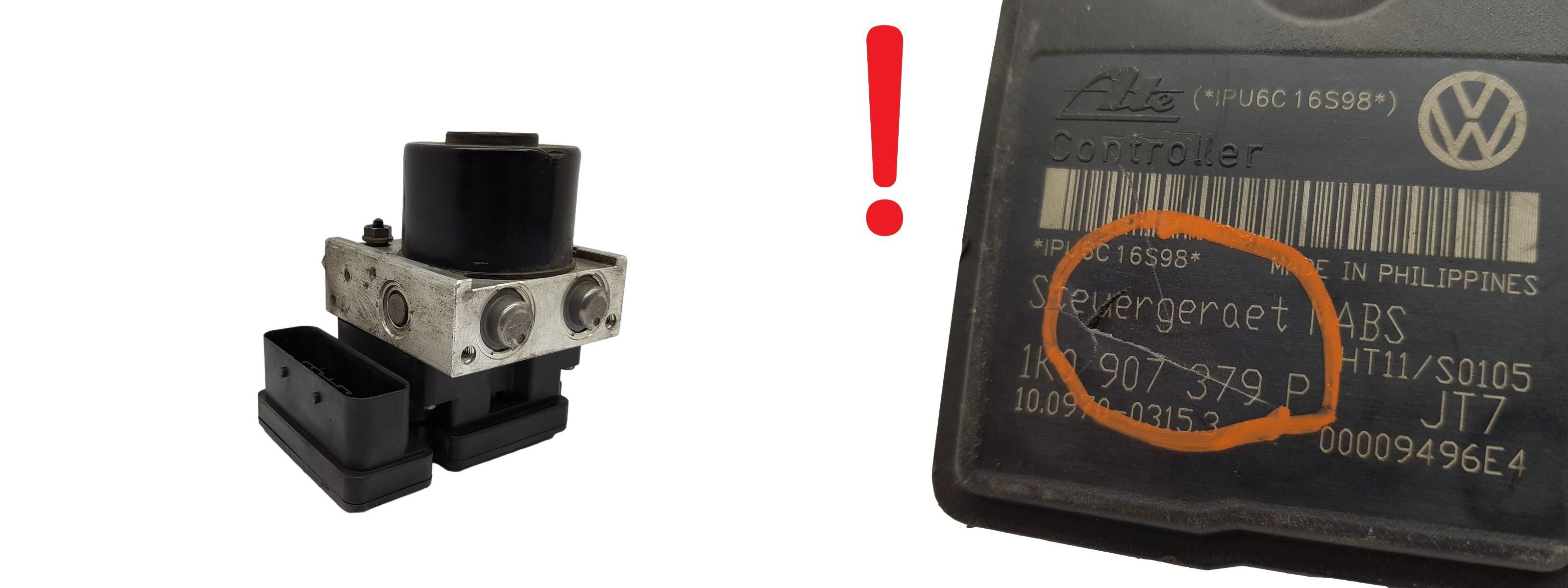 Abs Pump VW AG 1K0907379P 10.0970-0315.3 Ate 5262 main product photo