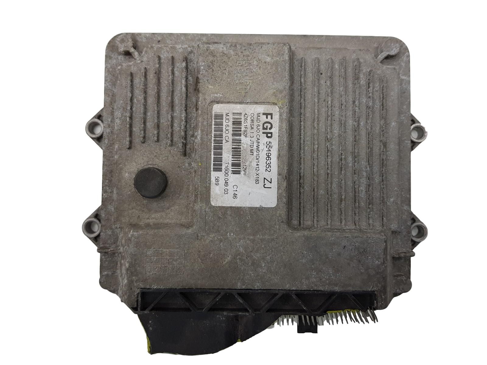 Engine Controller FGP 55196352 ZJ MJD 6JO.CA Opel Magneti Marelli 2488 main product photo