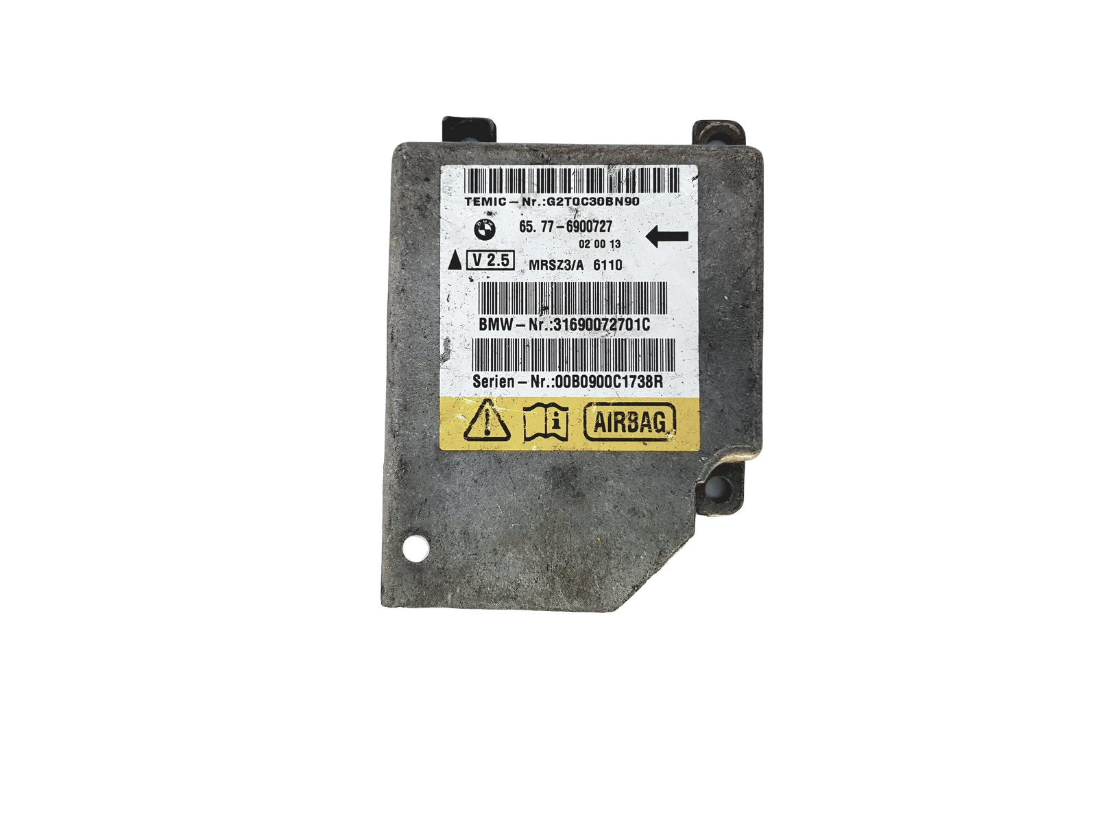 Controller Moduł 65.77-6900727 BMW Temic main product photo