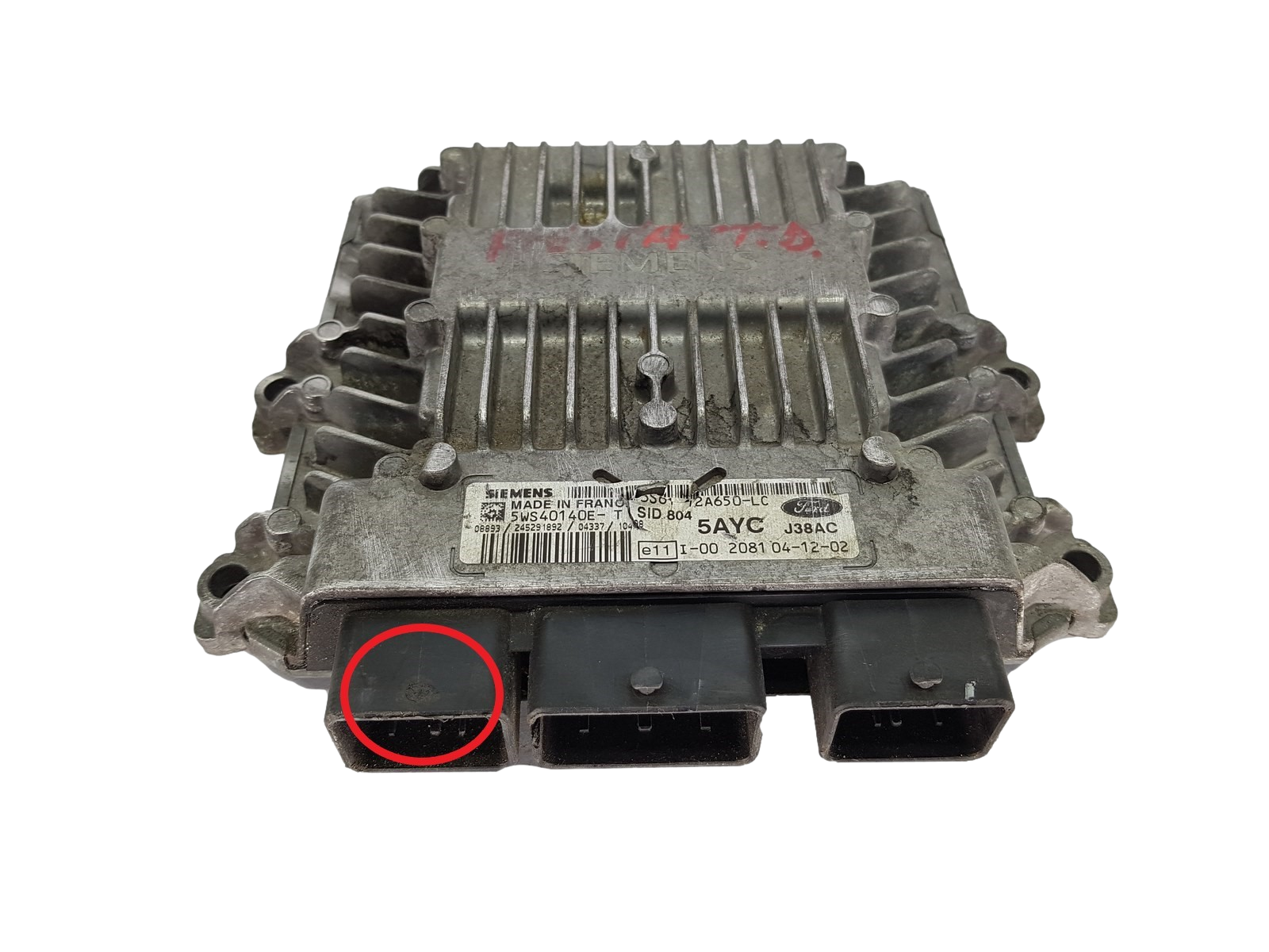 Controller 3S61-12A650-LC 5WS40140E-T 5AYC Ford Siemens 18682 main product photo