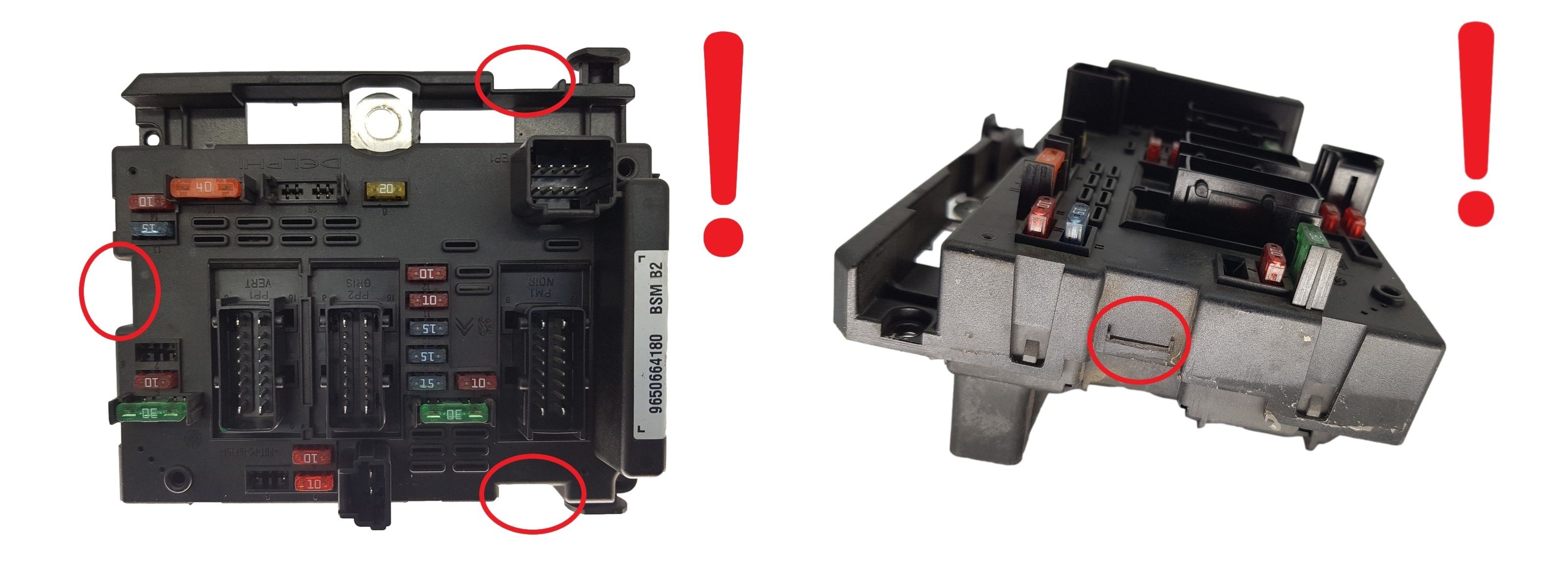 Controller BSM B2 9650664180 PSA Delphi 2296 main product photo