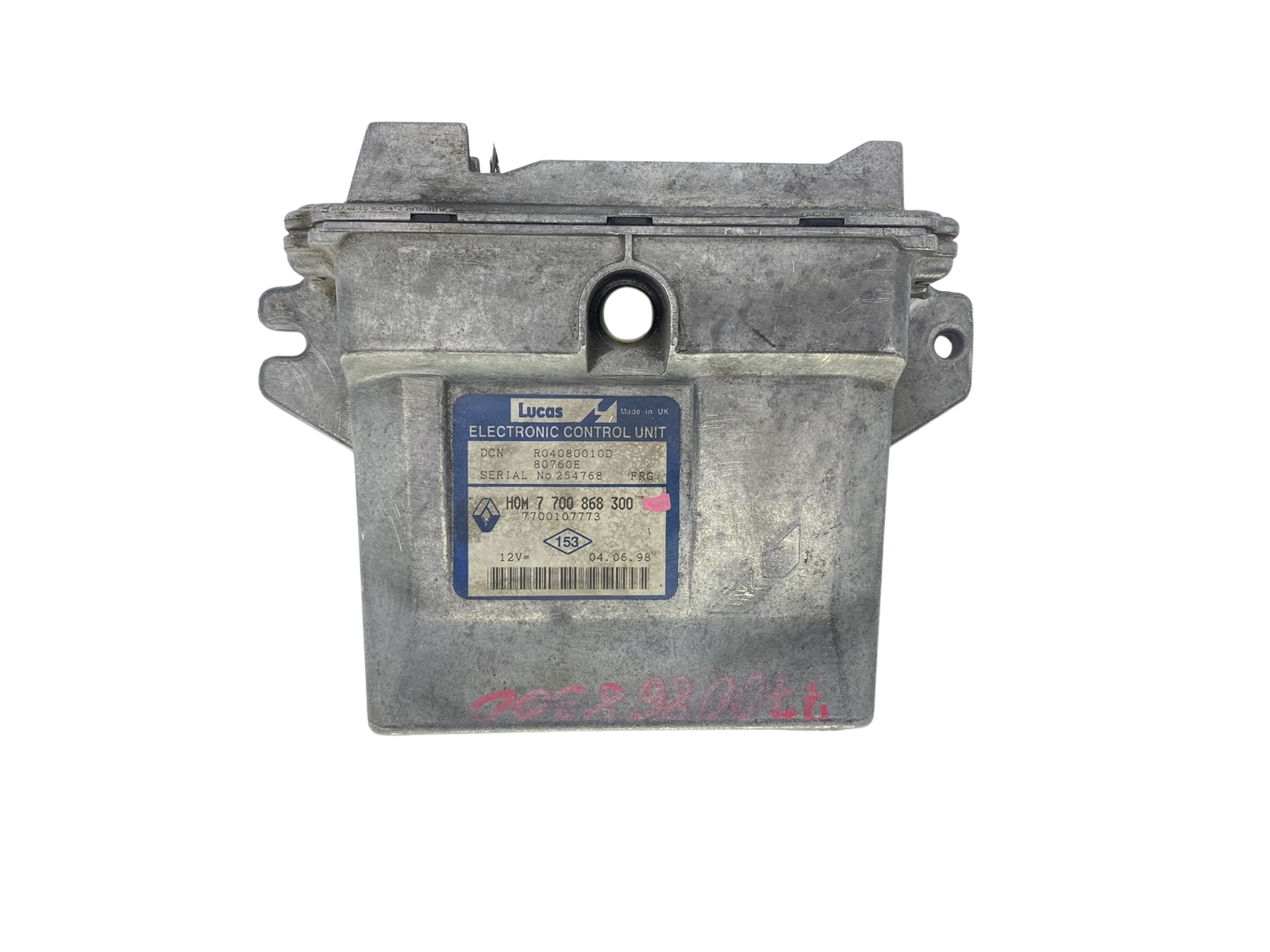Controller 7700868300 7700107773 R04080010D Renault Lucas 58772 main product photo