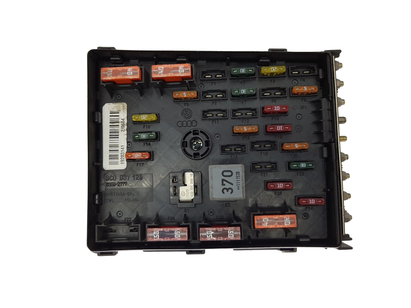 Fuse Box 3C0937125 6359-2777 VW SEAT Audi 19501 main product photo